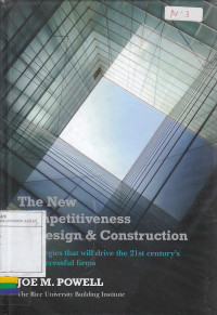 The new competitiveness in design & construction