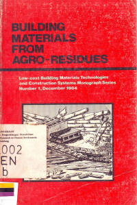 Building material from agro-residues