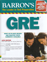 GRE Graduate Record Examination