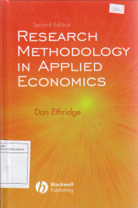 Research Methodology in Applied Economics