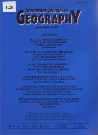 Indonesian Journal of Geography Volume 41 Nomor 1 Juni 2009