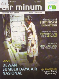 Majalah Bulanan Air Minum: Dewan Sumber Daya Air Nasional