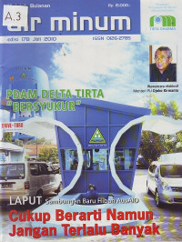 Majalah Bulanan Air Minum: PDAM Delta Tirta 