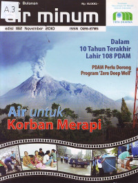 Majalah Bulanan Air Minum: Air untuk Korban Merapi