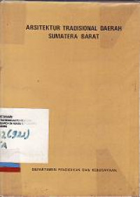 Arsitektur tradisional daerah Sumatera Barat