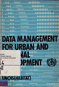 Data Management for Urban and Regional Development