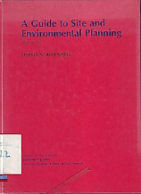 A Guide to Site and Environmental Planning Third Edition