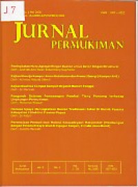 Jurnal Permukiman Volume 3 Nomor 1 Mei 2008