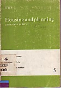 Housing and Planning: Conference Papers number 5