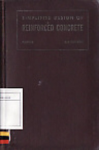 Simplified Design of Reinforced Concrete Third Edition