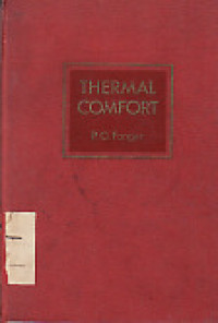 Thermal comfort : Analysis and applications in environmental engineering