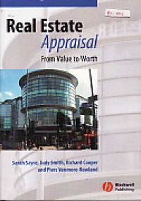 Real Estate Appraisal: From Value to Worth