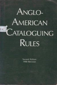 Anglo-American Cataloging Rules