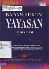 Badan Hukum Yayasan