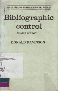 Bibliographic Control