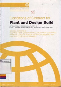 Conditions of contract for plant and design build : For electrical and mechanical plant and for building and engineering works, design by the contractor