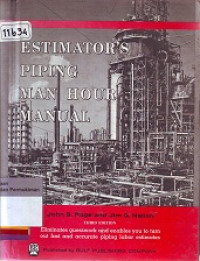 Estimator's Piping Man Hour Manual