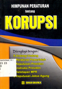 Himpunan Peraturan tentang Korupsi