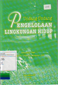 Undang-Undang Pengelolaan Lingkungan Hidup