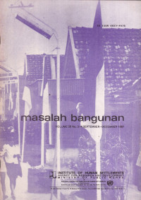 Masalah Bangunan Volume 28 Nomor 3-4 September-Desember 1987