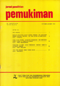 Jurnal Penelitian Permukiman Volume 8 Nomor 9-10 September-Oktober 1992