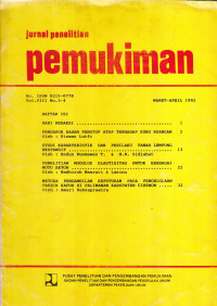 Jurnal Penelitian Perukiman Volume 8 Nomor 3-4 Maret-April 1992