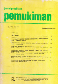 Jurnal Penelitian Permukiman Volume 10 Nomor 9-10 September-Oktober 1994