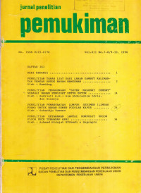 Jurnal Penelitian Permukiman Volume 12 Nomor 7-8/9-10 1996