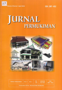 Jurnal Permukiman Volume 9 Nomor 1 April 2014