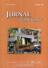 Jurnal Permukiman Volume 7 Nomor 1 April 2012