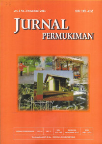 Jurnal Permukiman Volume 6 Nomor 3 November 2011