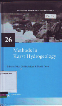 Methods in Karst Hydrogeology