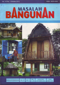 Masalah Bangunan Volume 47 Nomor 1 Oktober 2012