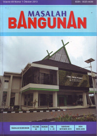 Masalah Bangunan Volume 48 Nomor 1 Oktober 2013