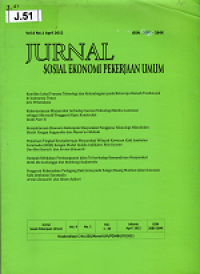 Jurnal Sosial Ekonomi Pekerjaan Umum Volume 4 Nomor 1 April 2012