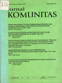 Jurnal KOMUNITAS Volume 4 Nomor 3 November 2008