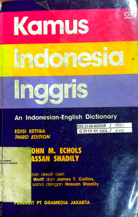 Kamus Indonesia-Inggris = An Indonesian-English Dictionary