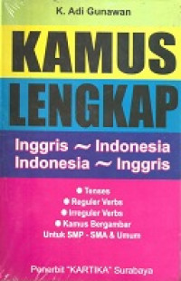 Kamus Lengkap Inggris-Indonesia Indonesia-Inggris