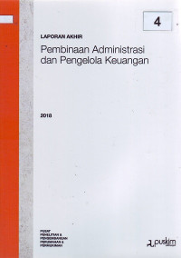 Laporan akhir 2018: Pembinaan administrasi dan pengelola keuangan