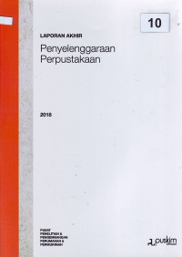 Laporan akhir 2018: Penyelenggaraan perpustakaan