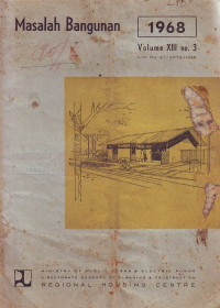 Masalah Bangunan Volume 13 Nomor 3 September 1968