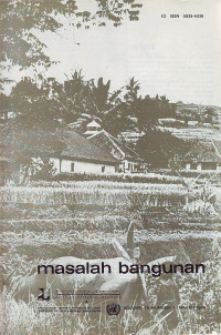 Masalah Bangunan Volume 19 Nomor 1 March 1974