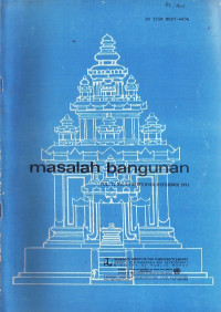 Masalah Bangunan Volume 32 Nomor 3-4 September-December 1991