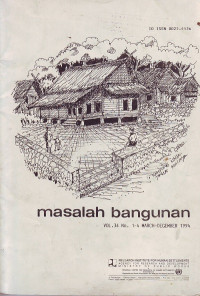 Masalah Bangunan Volume 34 Nomor 1-4 March-December 1994