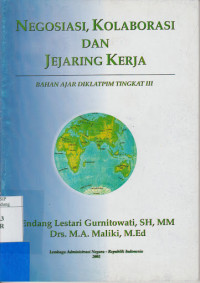 Negosiasi, Kolaborasi dan Jejaring Kerja