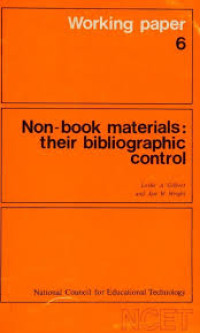 Non-book Material : Their Bibliographic Control