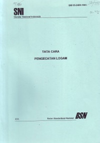 SNI 03-2408-1991: Tata Cara Pengecatan Logam