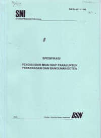 SNI 03-4815-1998: Spesifikasi Pengisi Siar Muai Siap Pakai untuk Perkerasan dan Bangunan Beton