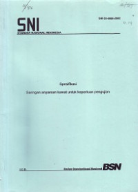 SNI 03-6866-2002: Spesifikasi Saringan Anyaman Kawat untuk Keperluan Pengujian