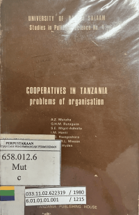 Cooperatives in Tanzania: Problems of Organisation